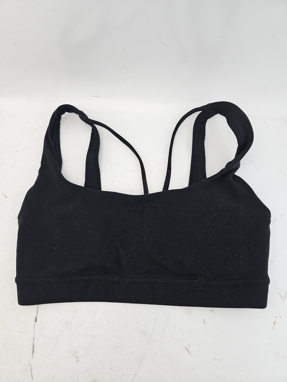 Athleta Black Strappy Low-Impact Sports Bralette